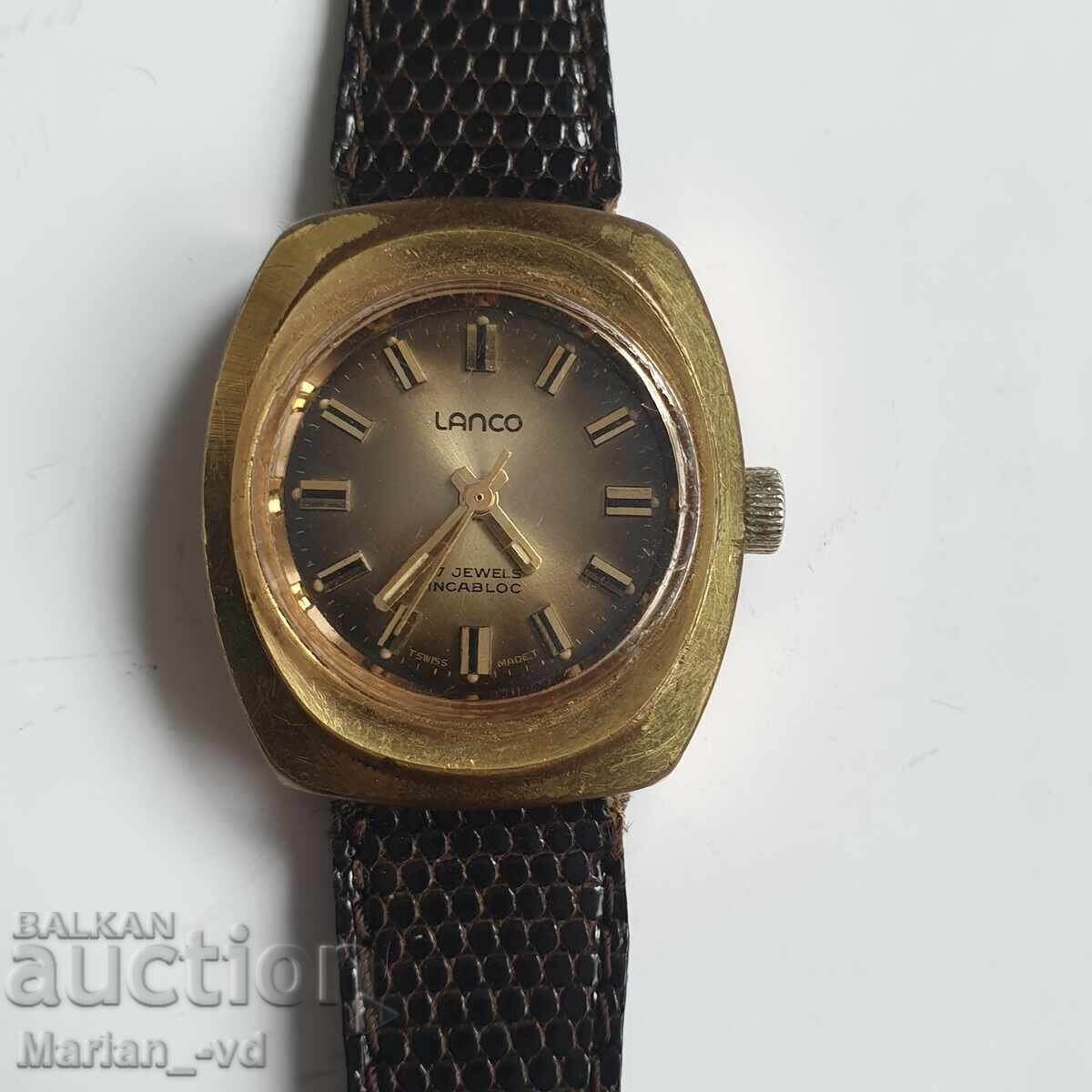 Women's gold-plated mechanical watch Lanco with price 50.00 BGN | € 25.56