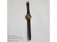 Women's gold-plated mechanical watch Lanco