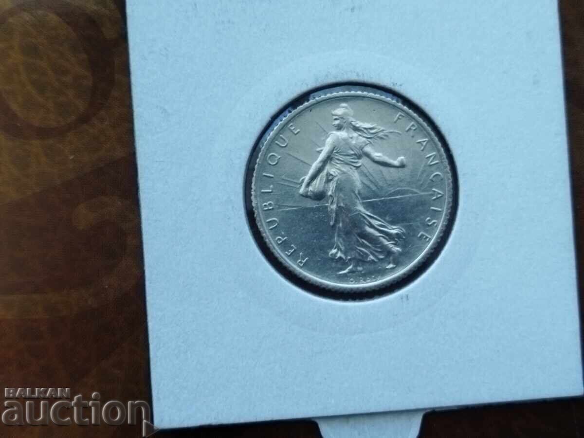 Auction France silver coin 1 franc 1919 Auction France silver coin 1 franc 1919