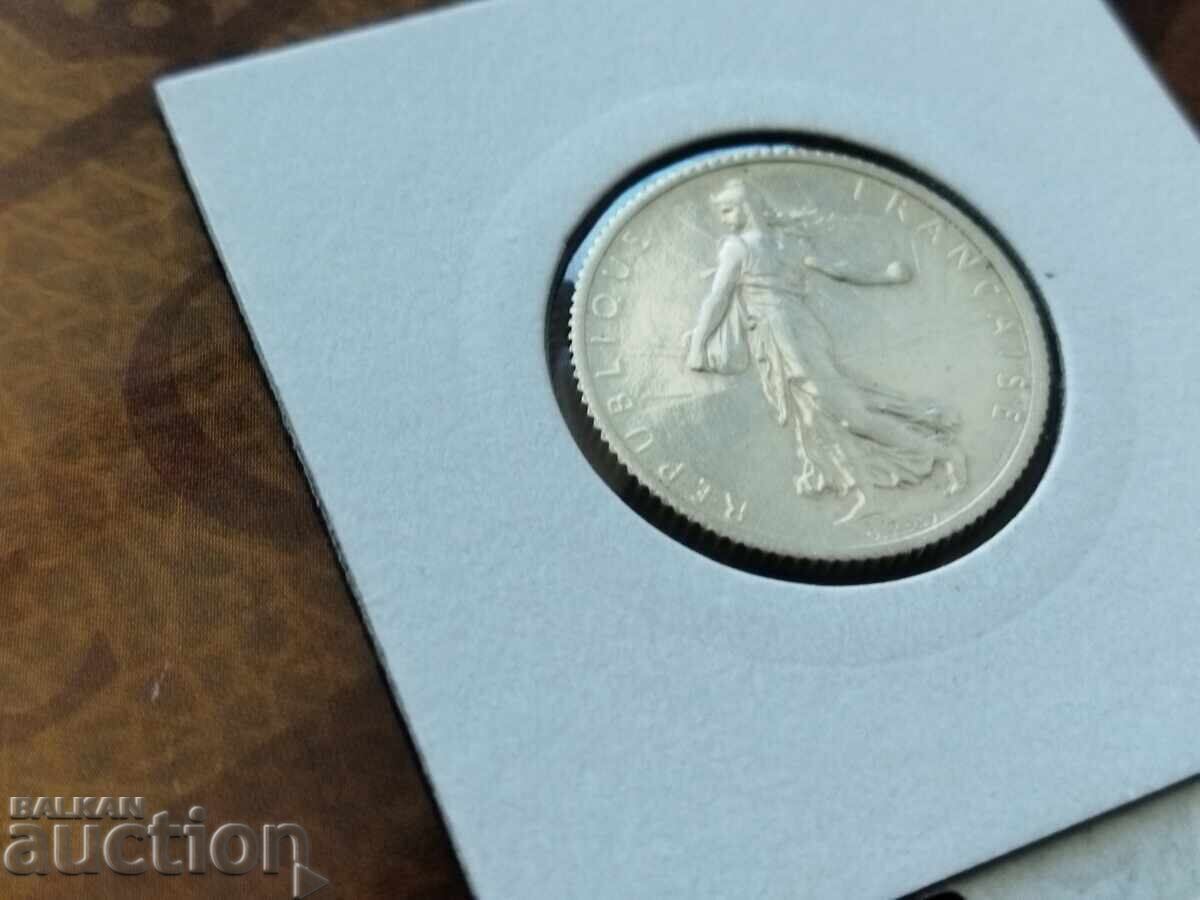 Delivery of France silver coin 1 franc 1916 Delivery of France silver coin 1 franc 1916