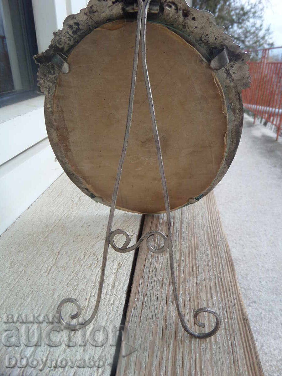 Δημοπρασία Παλιά επάργυρη κορνίζα