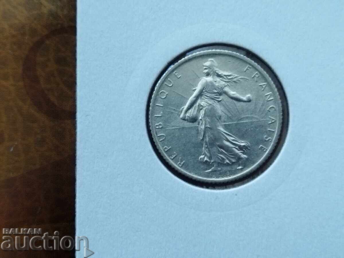 Licitație Moneda de argint Franta 1 franc 1915 Licitație Moneda de argint Franta 1 franc 1915