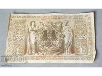 1910 Germany banknote 1000 marks