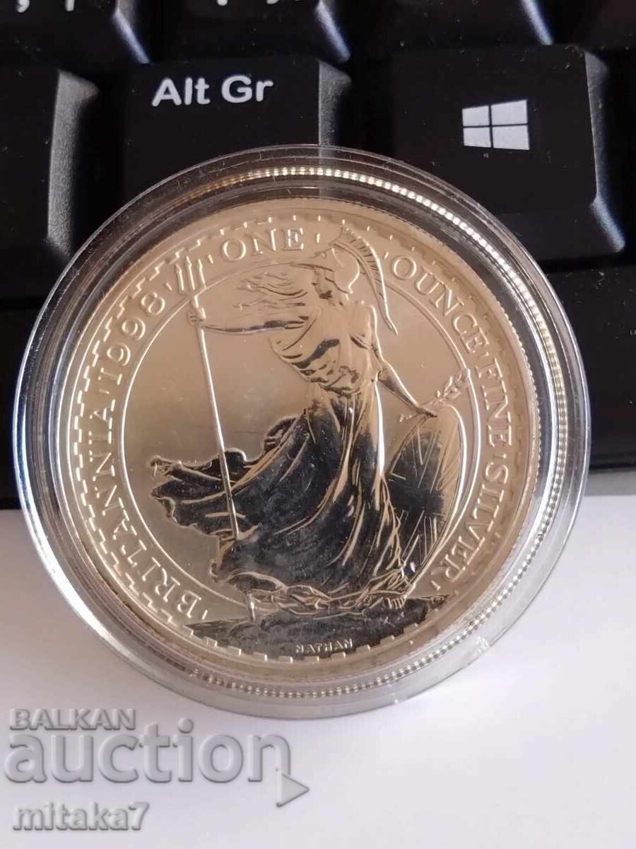 Сребърна монета Британия, 1998 година, Великобритания