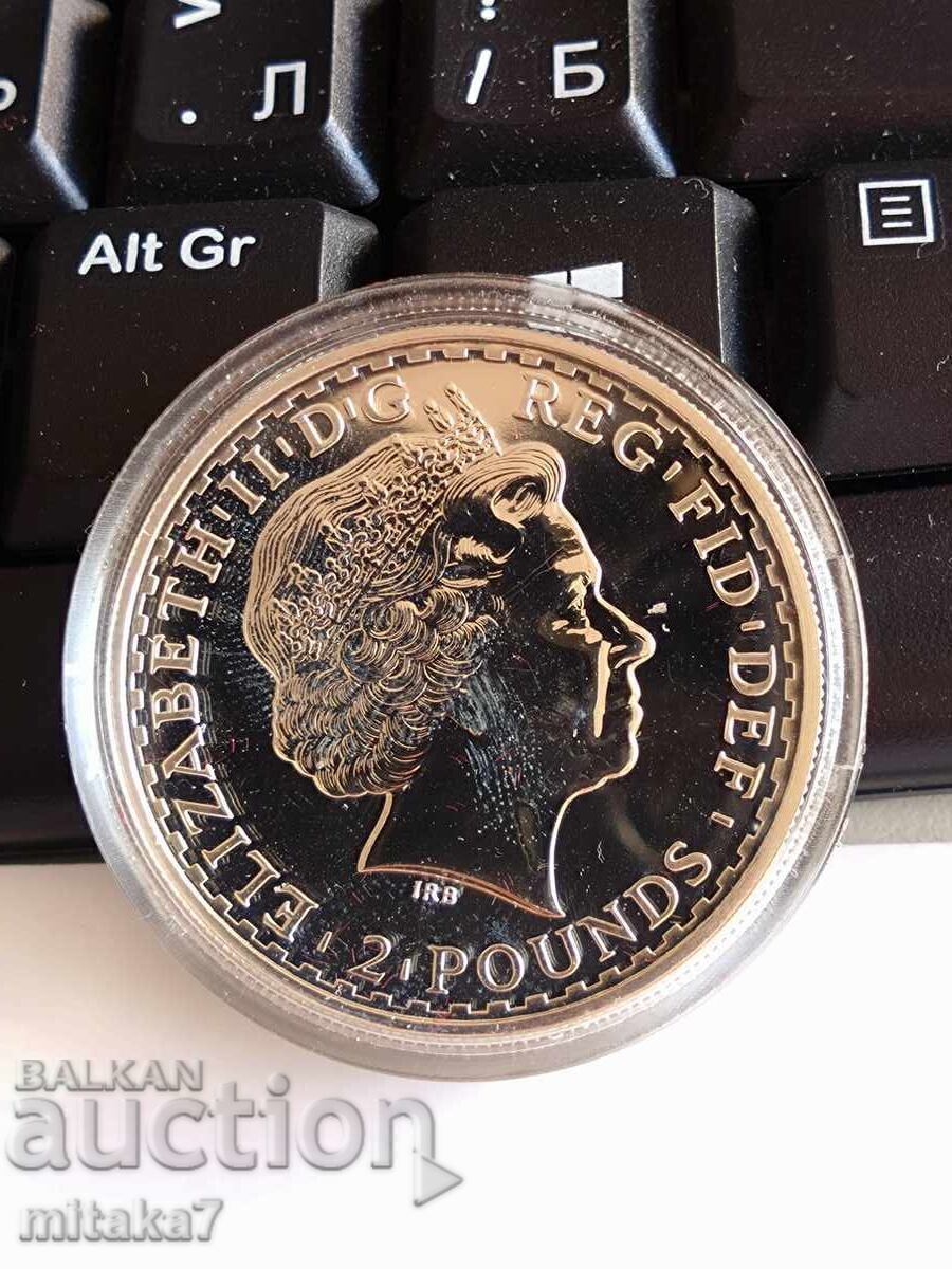 Ασημένιο νόμισμα Βρετανία, 2001, Μεγάλη Βρετανία με τιμή € 179.00 | 350.09 BGN