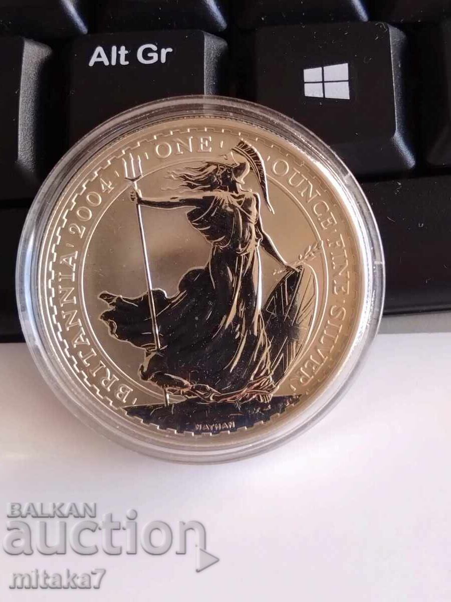 Silver coin Britain, 2004, Great Britain Silver coin Britain, 2004, Great Britain