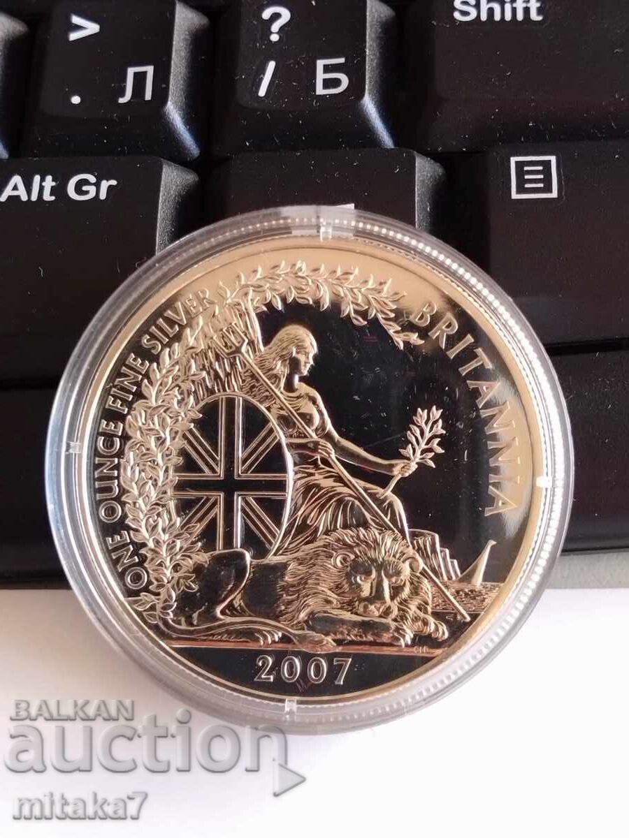 Silver coin Britain, 2007, Great Britain Silver coin Britain, 2007, Great Britain