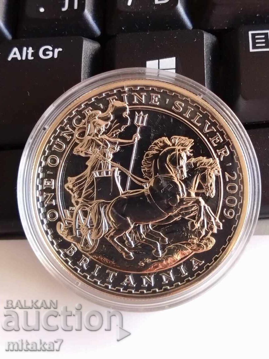 Silver coin Britain, 2009, Great Britain
