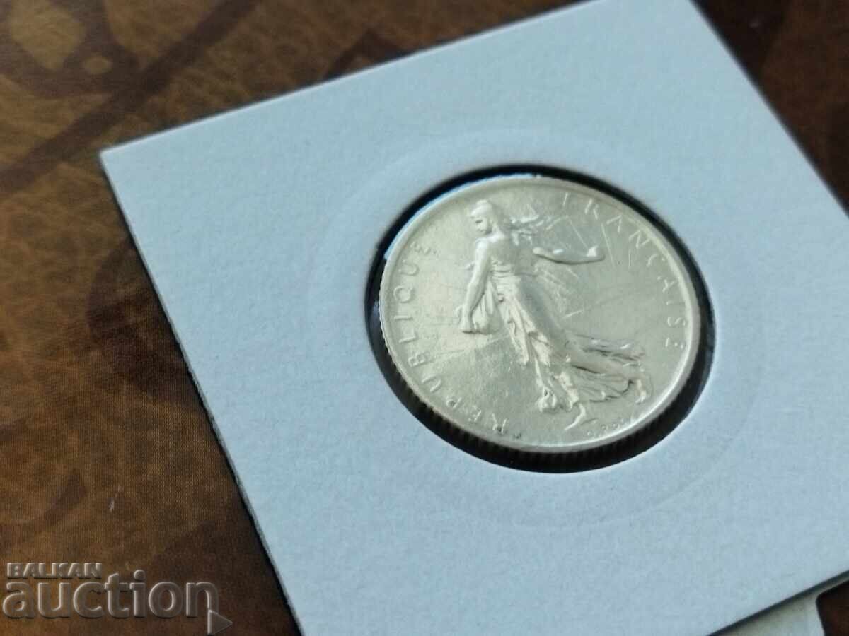 Delivery of France silver coin 1 franc 1912