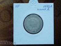 Moneda de argint Franta 1 franc 1872 A - Paris