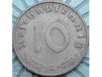 10 Pfennig 1940 În Germania Zinc