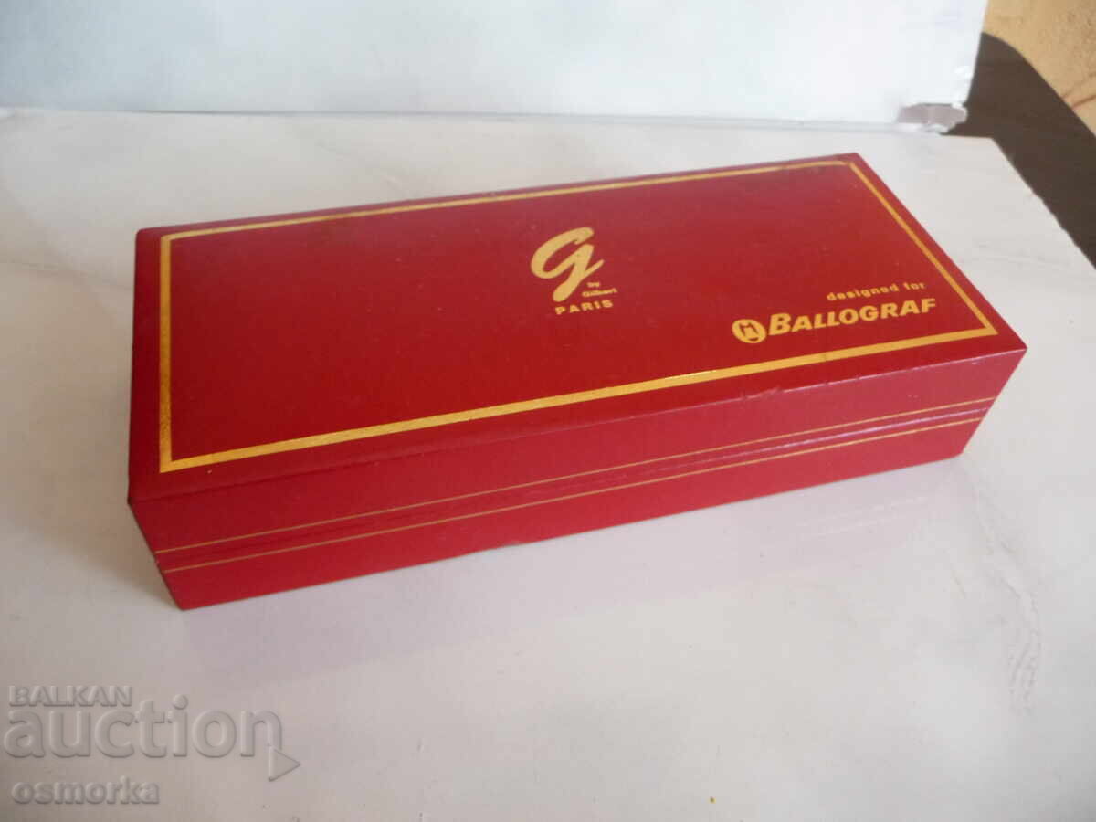 Ballograf Gilbert Paris ballpoint pen box collection with price 8.00 BGN | € 4.09 Ballograf Gilbert Paris ballpoint pen box collection with price 8.00 BGN | € 4.09