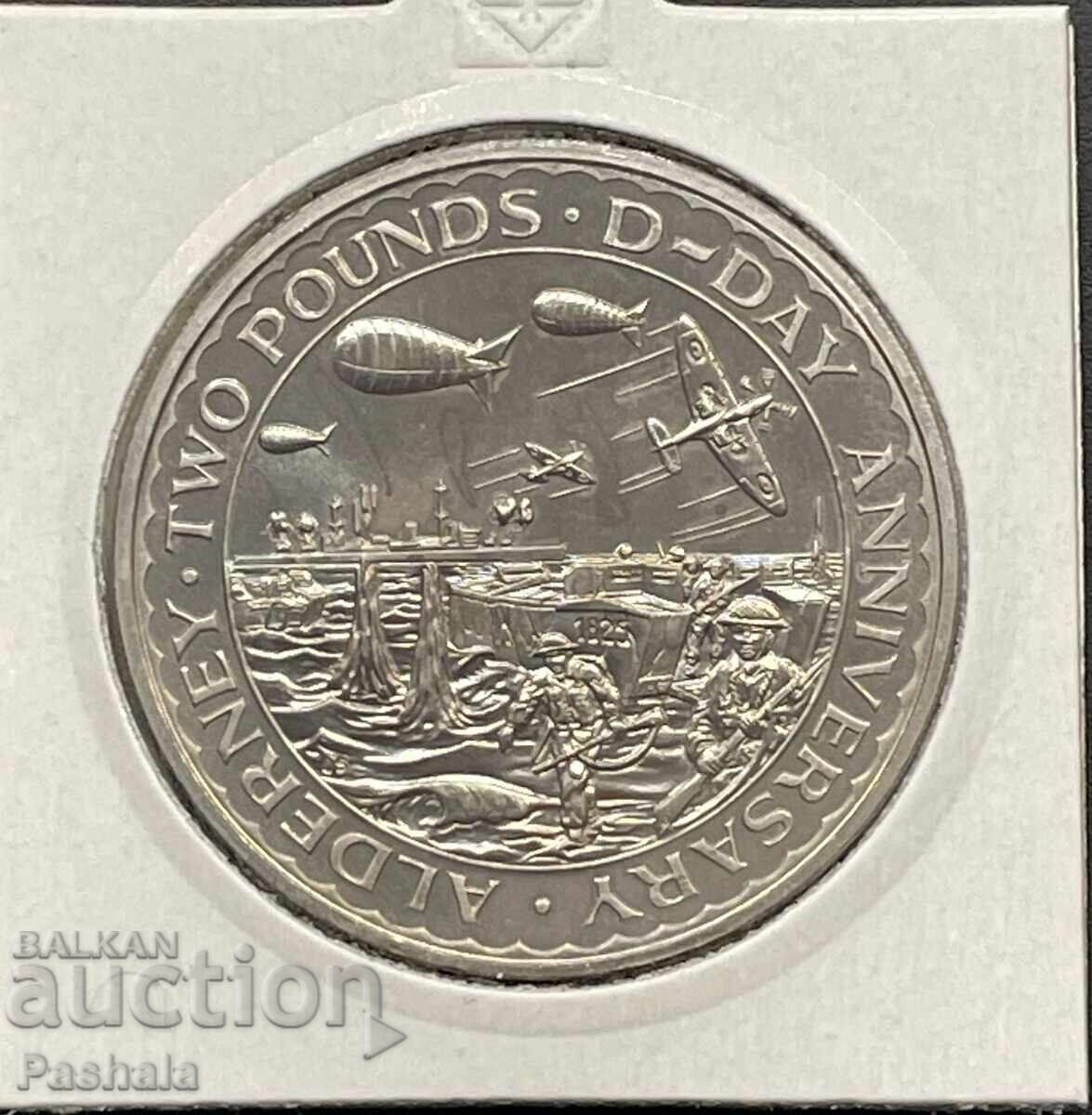 Alderney 2 pounds 1994 Alderney 2 pounds 1994