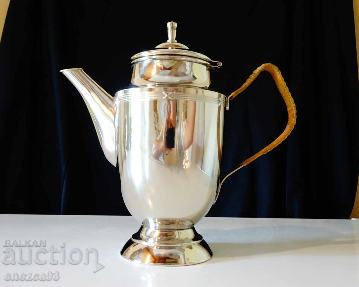 Silver-plated jug for rakia, tea, coffee 1 L Silver-plated jug for rakia, tea, coffee 1 L