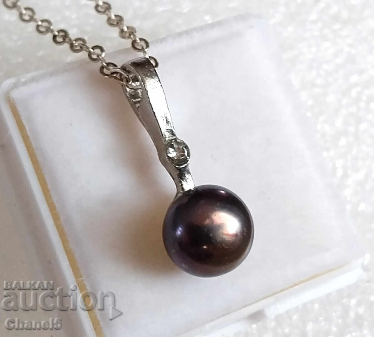 Delivery of MEDALLION with NATURAL BLACK PEARL (961) Delivery of MEDALLION with NATURAL BLACK PEARL (961)