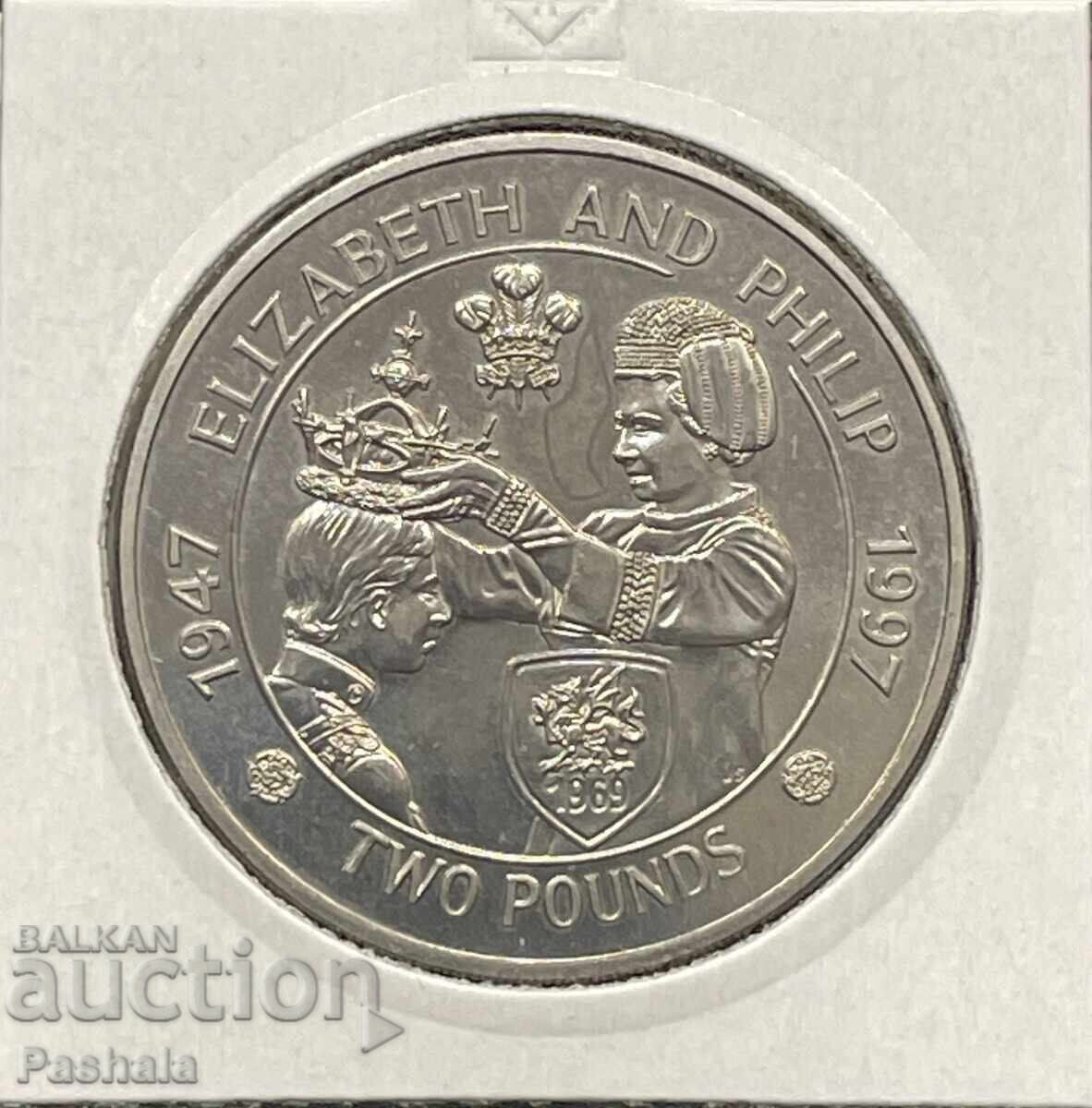 Олдърни 2 паунда 1997 г.