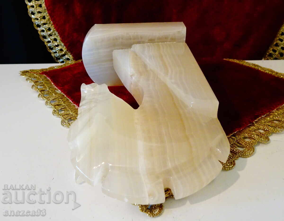 Auction Onyx Horse figure, bookend, bookend Auction Onyx Horse figure, bookend, bookend