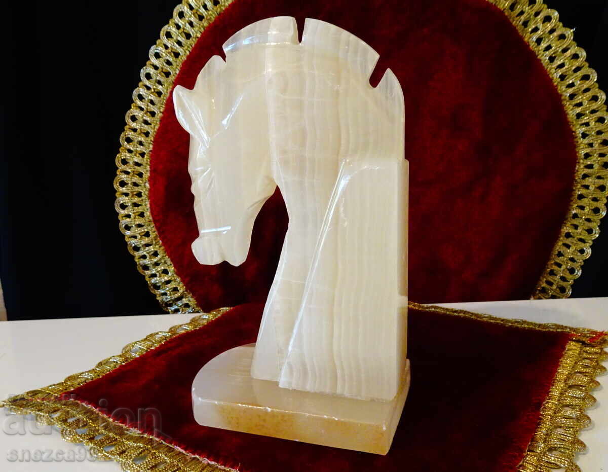 Onyx Horse figure, bookend, bookend - 5 Onyx Horse figure, bookend, bookend - 5