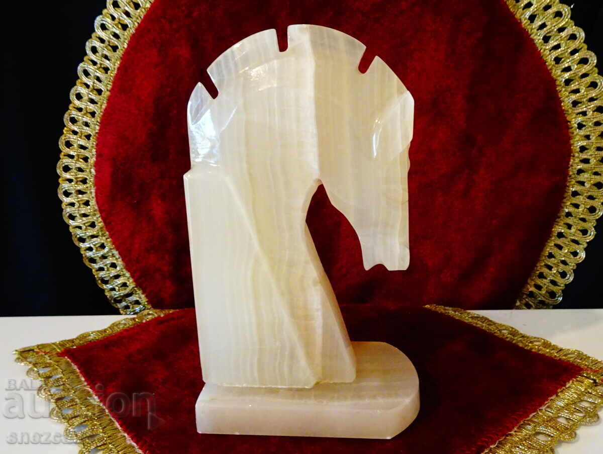 Onyx Horse figure, bookend, bookend Onyx Horse figure, bookend, bookend