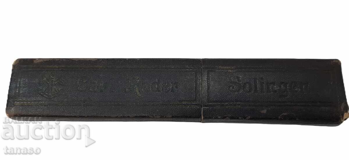Vechi aparat de ras german de colecție Solingen Carl Rader (1.3) - 7