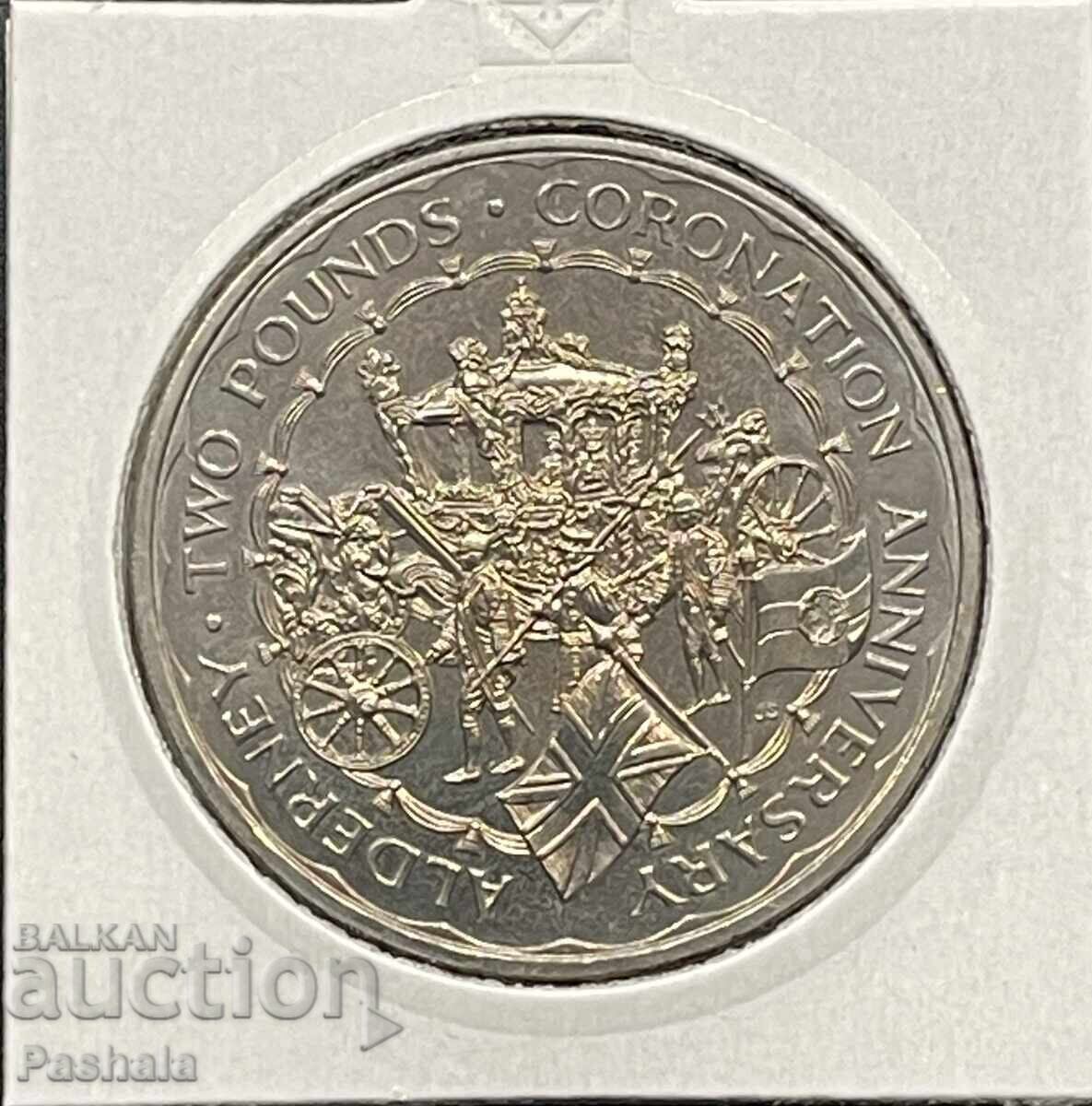 Alderney 2 lire 1993