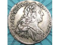 VII Kreutzer 1763 Austria to Prague Franz Stefan 3.20g RARE