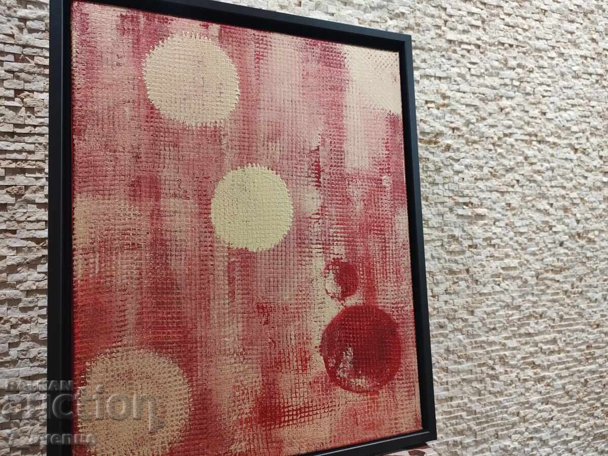 Original painting acrylic on canvas, 40/50 cm "Endorphins" with price 399.00 BGN | € 204.01 Original painting acrylic on canvas, 40/50 cm "Endorphins" with price 399.00 BGN | € 204.01