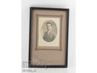 Antique photo, thick cardboard with frame, additional inscription 1936