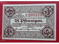 Banknote-Germany-Saxony-Hanover-25 pfennig 1921