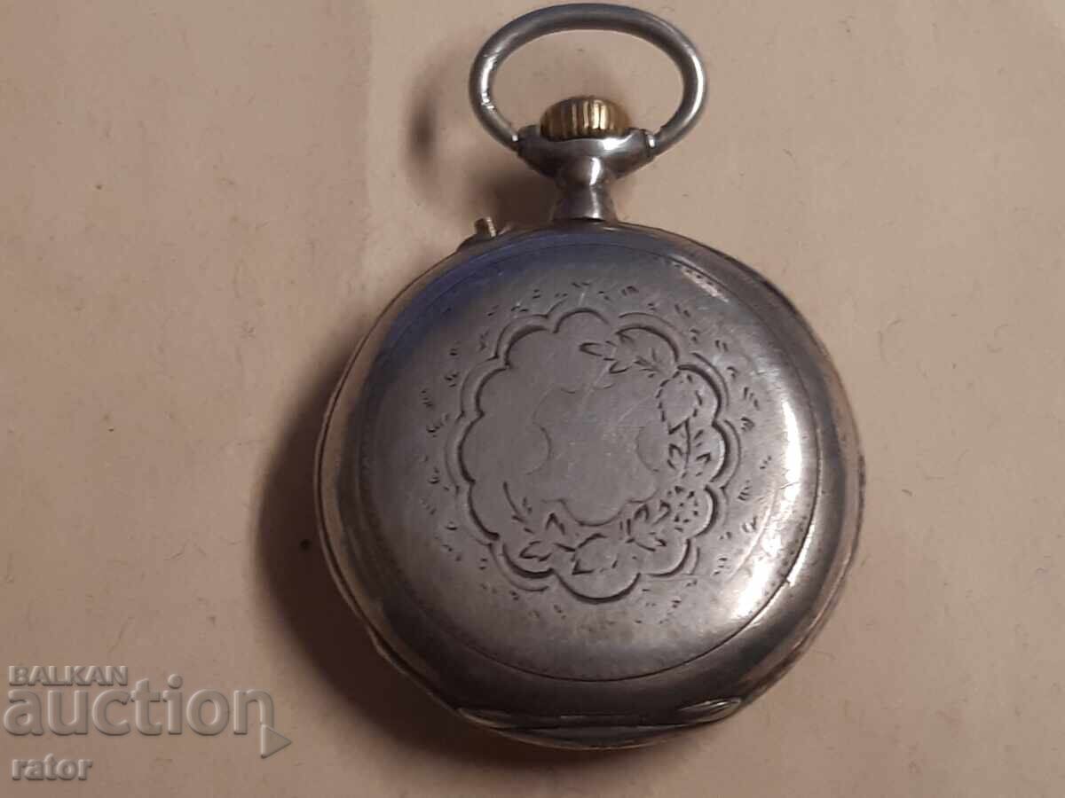 Auction Old silver pocket watch ROSKOPF, ROSKOPF Auction Old silver pocket watch ROSKOPF, ROSKOPF