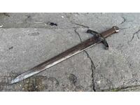 10837. OLD REPLICA SWORD MASSIVE HEAVY GOOD