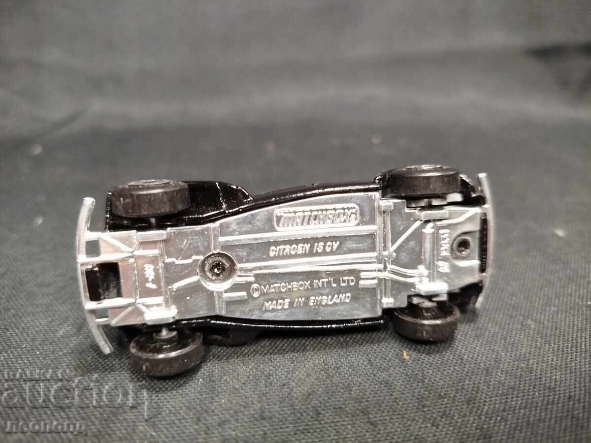 OLD RETRO METAL CARRIER MATCHBOX ENGLAND CITROEN 15 CV - 6