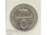 Alderney 2 pounds 1992