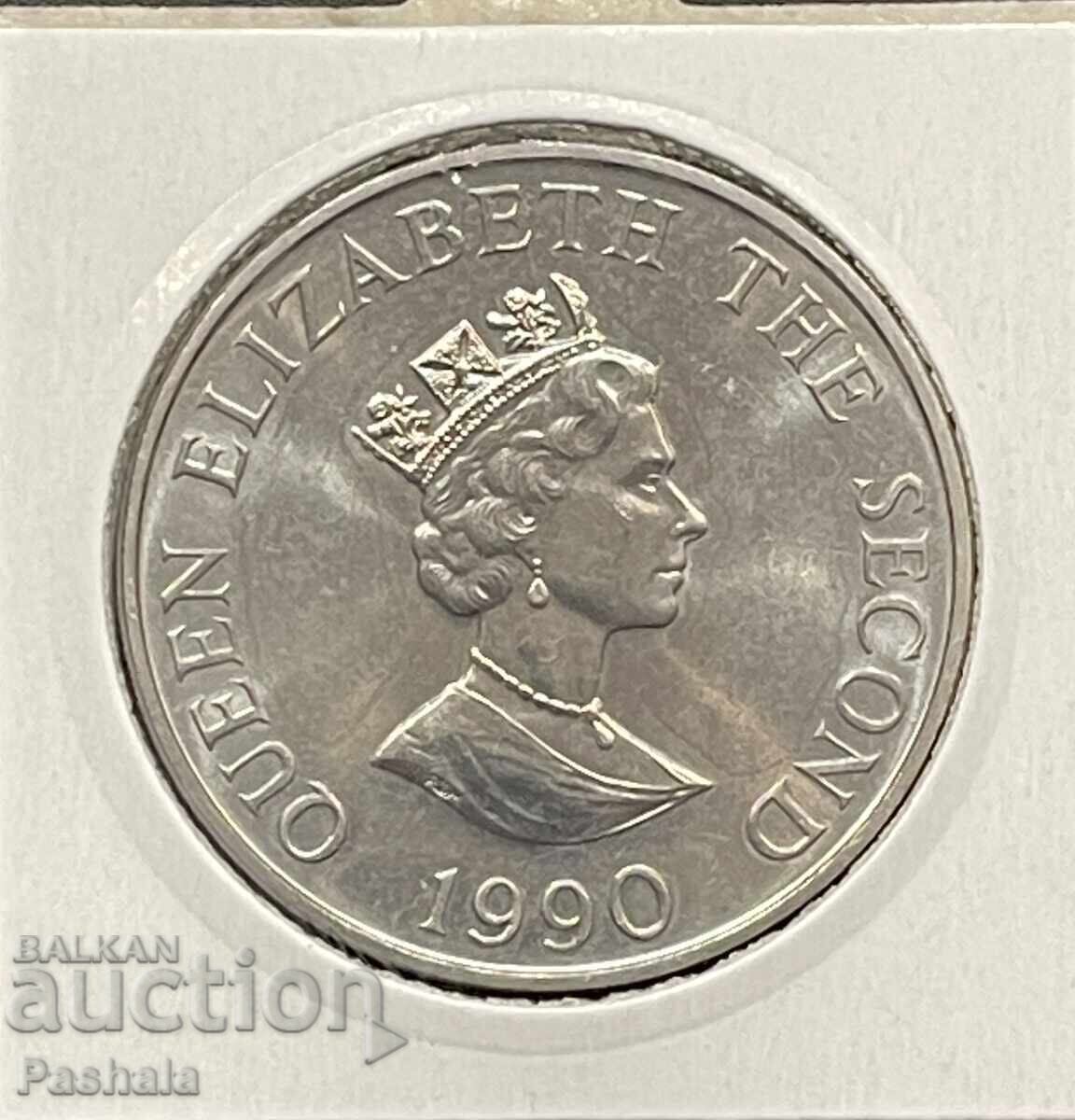 Alderney 2 λίρες 1990 με τιμή € 15.00 | 29.34 BGN
