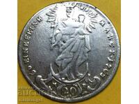 20 Kreuzer 1763 Germania Würzburg argint