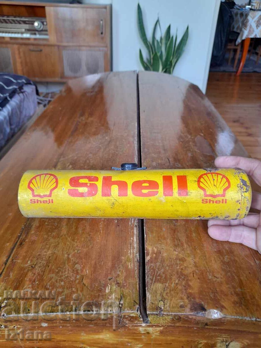 Old metal Shell box with price 32.00 BGN | € 16.36 Old metal Shell box with price 32.00 BGN | € 16.36