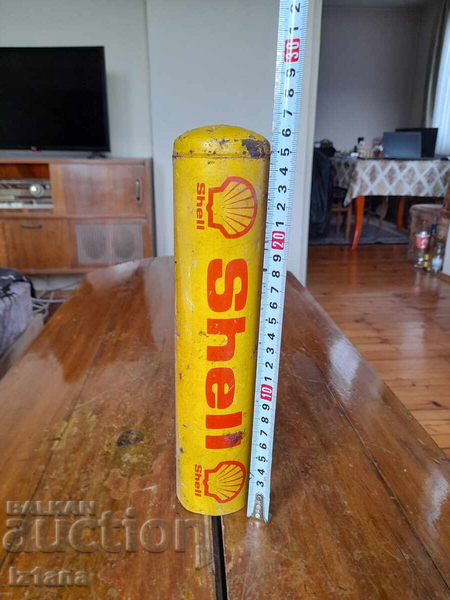 Old metal Shell box - 7 Old metal Shell box - 7