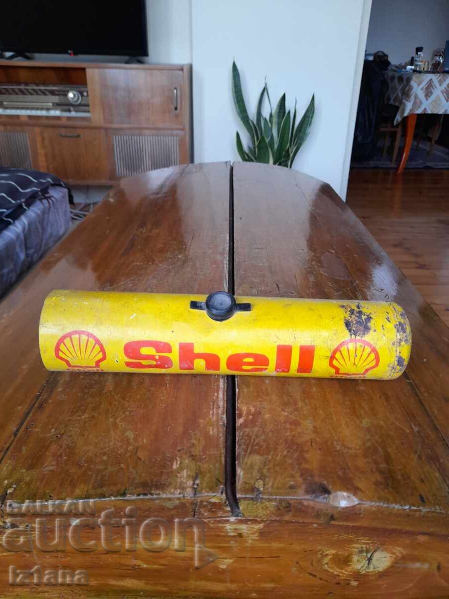 Old metal Shell box Old metal Shell box