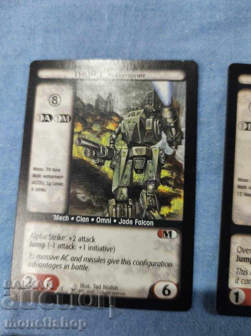 We offer a large collection of Batletech cards - 7 We offer a large collection of Batletech cards - 7