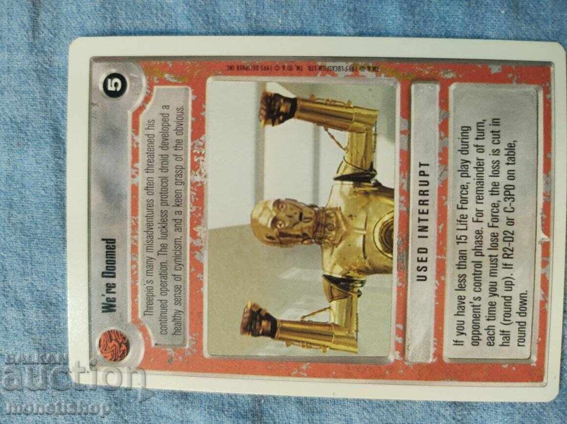 We offer a large collection of Star Wars cards - 7 We offer a large collection of Star Wars cards - 7