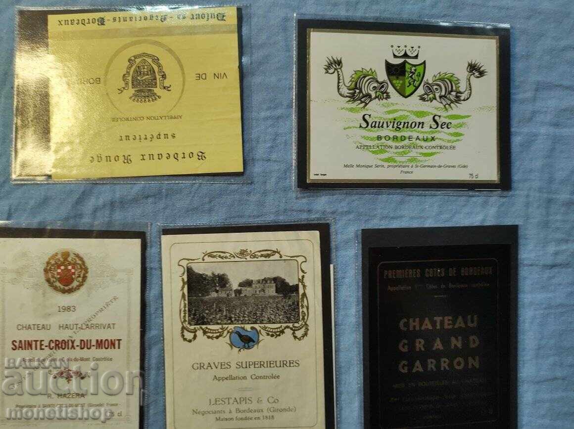 We offer a large collection of wine labels We offer a large collection of wine labels