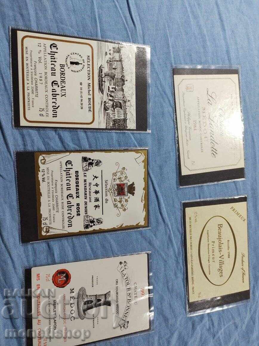 We offer a large collection of wine labels We offer a large collection of wine labels