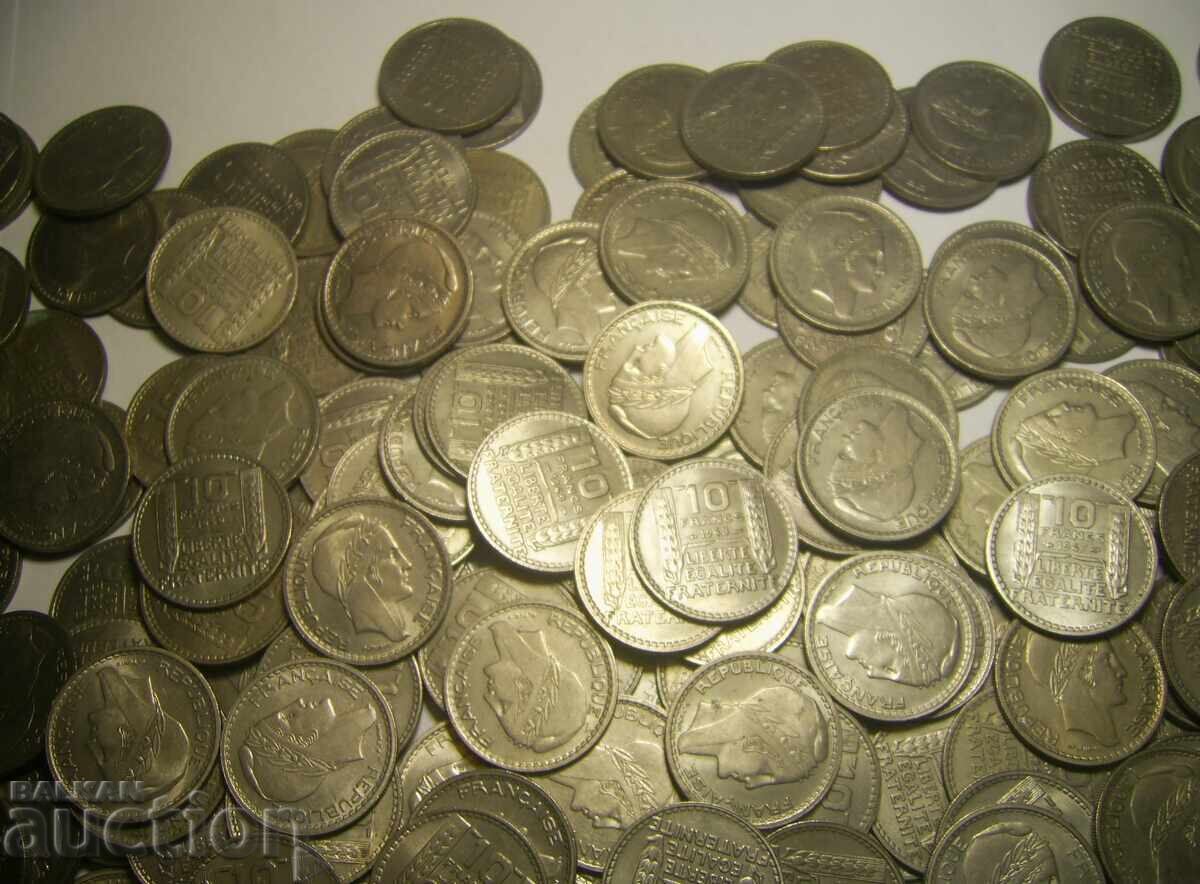 Auction Megalot France 349 x 10 francs 1946 - 1949 Auction Megalot France 349 x 10 francs 1946 - 1949