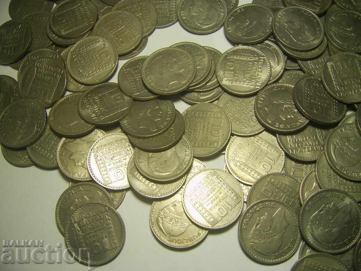 Megalot France 349 x 10 francs 1946 - 1949 - 5 Megalot France 349 x 10 francs 1946 - 1949 - 5