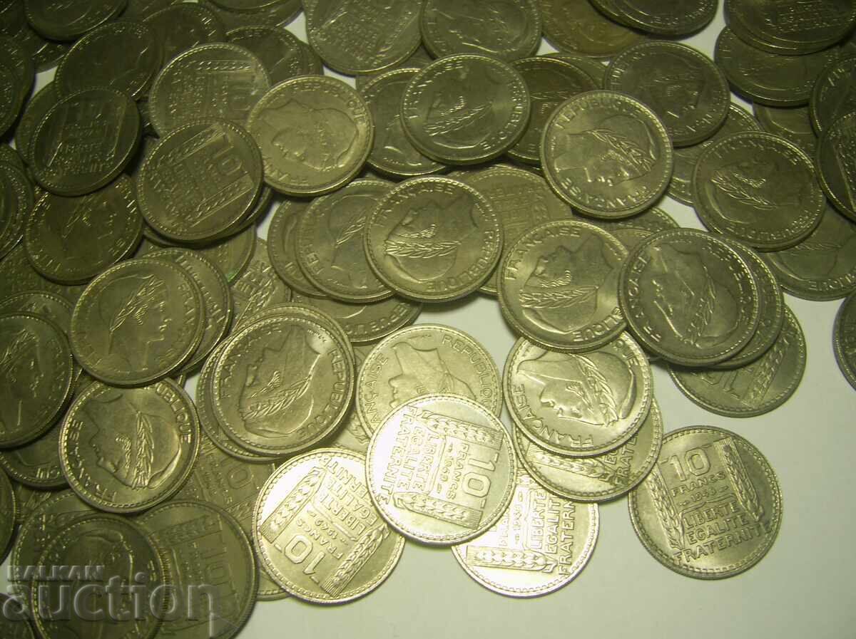 Megalot France 349 x 10 francs 1946 - 1949 - 7 Megalot France 349 x 10 francs 1946 - 1949 - 7