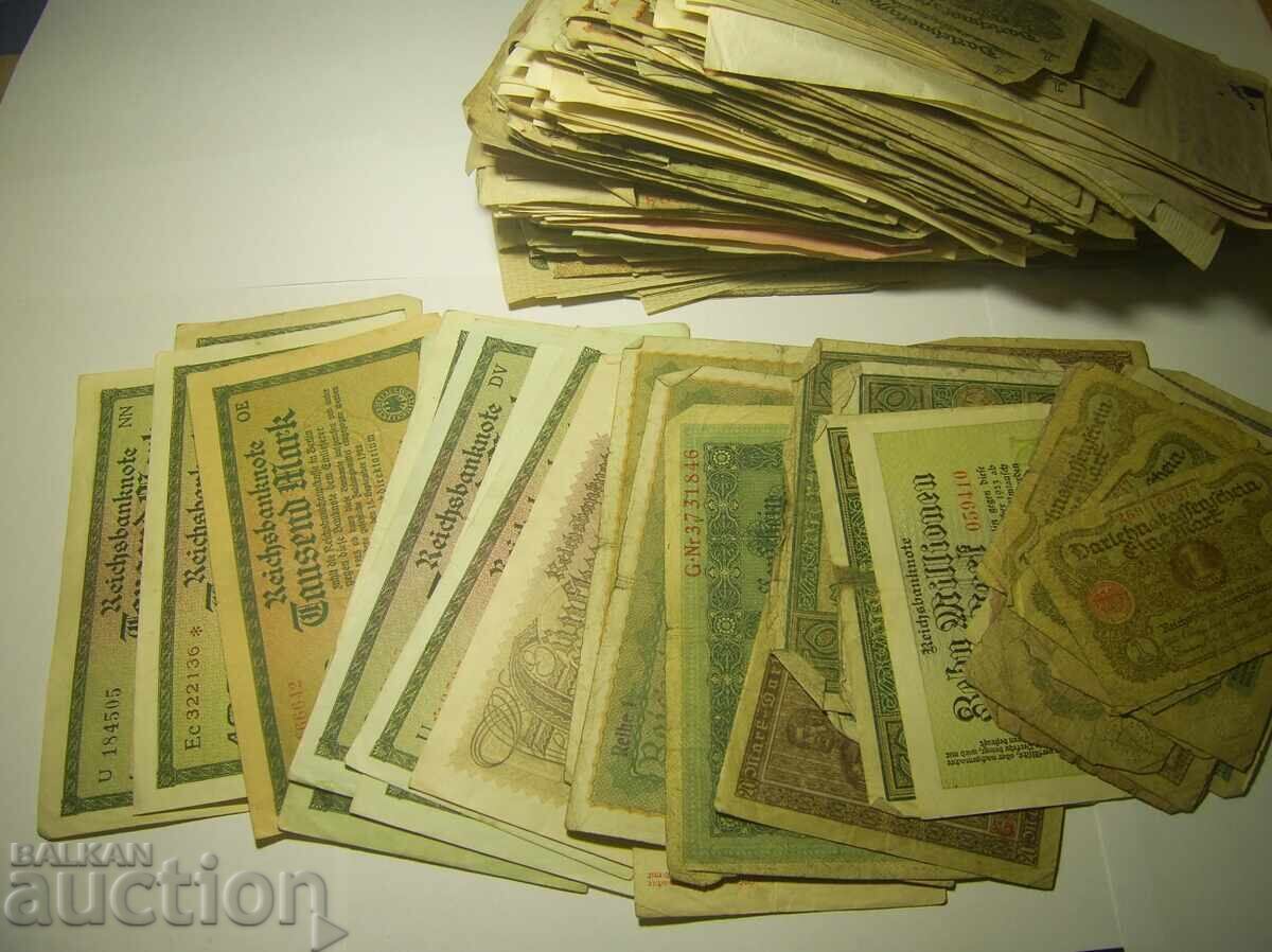 Germany lot 520 banknotes Megalot with price 400.00 BGN | € 204.52 Germany lot 520 banknotes Megalot with price 400.00 BGN | € 204.52