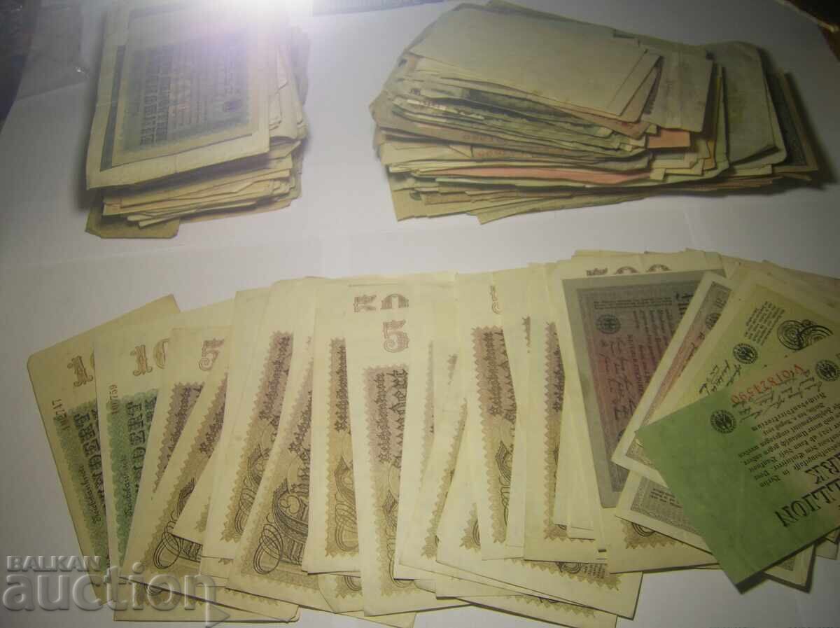 Germany lot 520 banknotes Megalot - 5 Germany lot 520 banknotes Megalot - 5