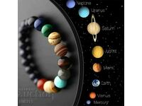 Bracelet with Planets, sun and moon, Zodiac, signs /c