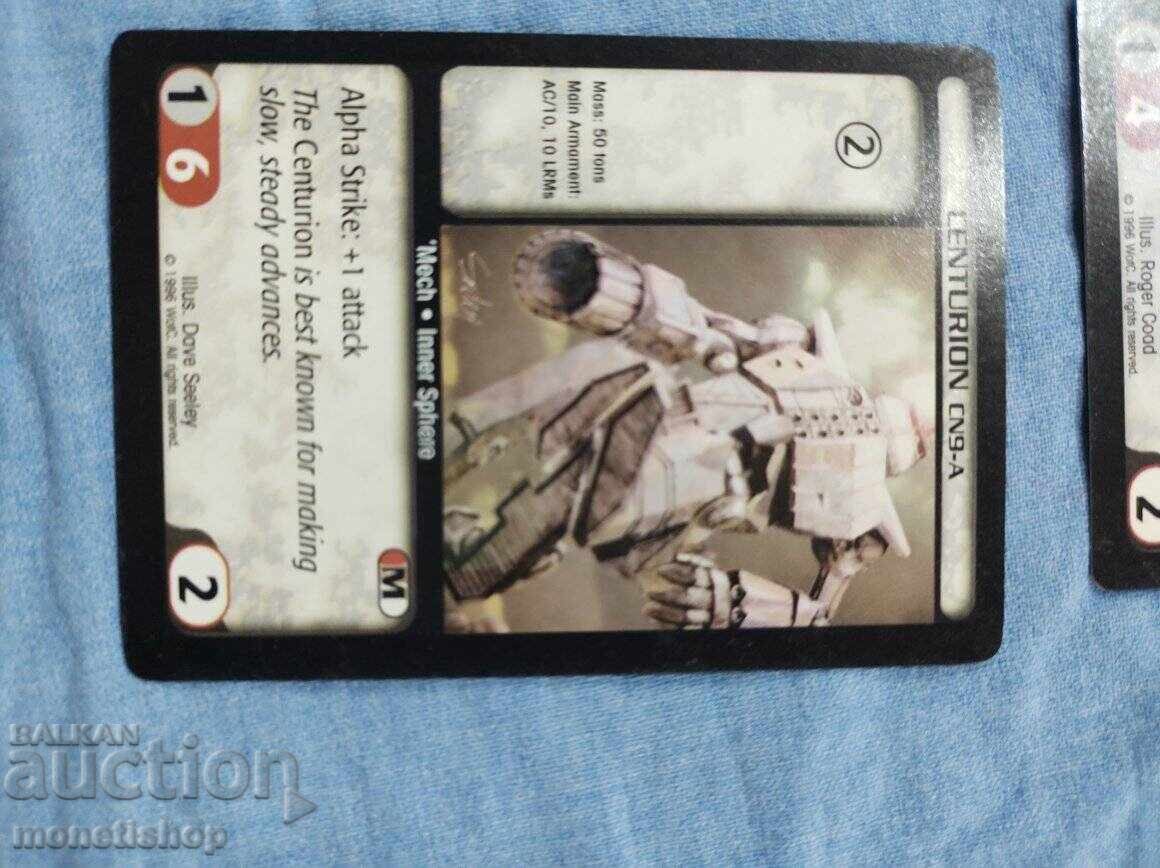 We offer a large collection of Batletech cards - 6 We offer a large collection of Batletech cards - 6