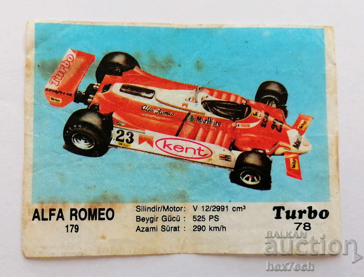 ❤️ ⭐ Poza Turbo Turbo negru 78 Alfa Romeo 179 ⭐ ❤️
